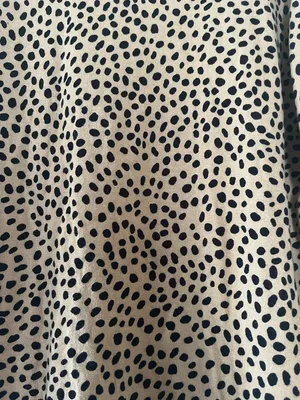 J Crew Leopard Print Lightweight Sweater Medium Tan Neutral Minimalist Office thumbnail 3