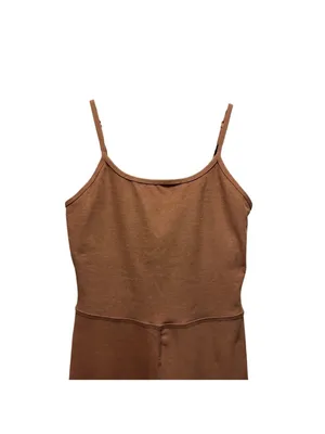 Beyond Yoga Spacedye Uplevel Midi Jumpsuit Size M In Caramel Toffee thumbnail 5