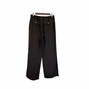 Roxy Lyla Low Rise Drawstring Pull-On Linen Wide Leg Pants thumbnail 7
