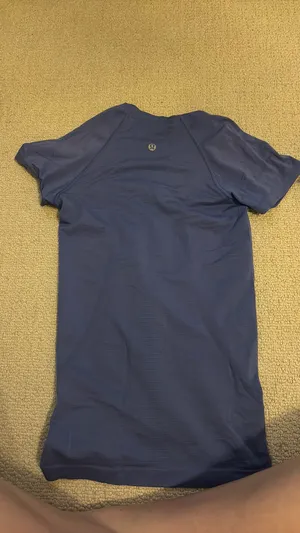 Blue Lululemon Swiftly Tech Short Sleeve thumbnail 2
