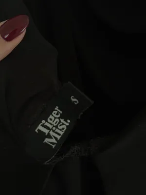 Tiger Mist Black Backless Joslin mini Dress thumbnail 5