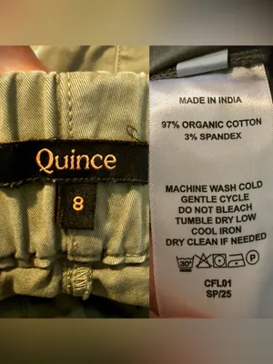 Quince Womens Pants Green Wide Leg Pull On Organic Cotton Size 8 thumbnail 9