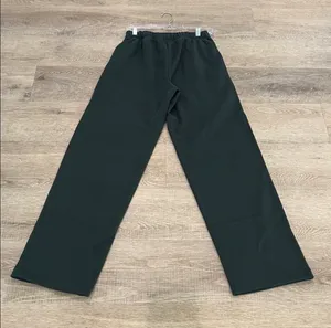 Skims cotton Fleece Classic Straight Leg pants in Spruce thumbnail 2