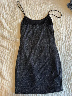 Lucy in the Sky Black Glitter Dress thumbnail 3