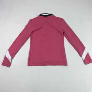 LOHLA SPORT Pullover Womens Small Pink‎ Quarter Zip Chevron Golf Long Sleeve thumbnail 9