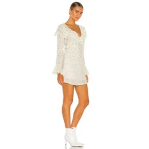 Free People Sweetest Thing Long Sleeve Mini Dress thumbnail 3