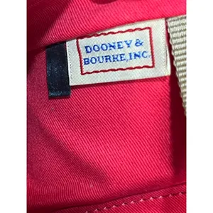 Dooney & Bourke Burgundy Two Tone Leather Zip Zip Satchel thumbnail 9