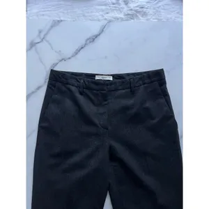 Prada Charcoal grey Wool Pants Italy Size 4 Minimalist quiet luxury trousers thumbnail 5