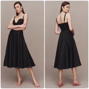 Hutch Anthropologie Womens Sweetheart U-Neck‎ Smocked Bodice Midi Dress Size 8 thumbnail 2