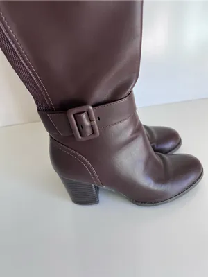 SOUL Naturalizer Twinkle Knee Length Boots Brown Size 6 thumbnail 2