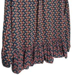 Anthropologie Maeve Janie Flounced Peasant Button Front Blouse Size 4 thumbnail 9