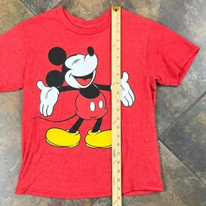 Disney Mickey Mouse Red Graphic T-shirt Small thumbnail 5