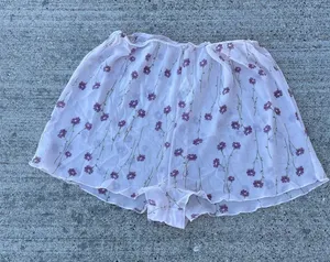 BHS Department store London womens sheer floral boho sexy shorts size 18 thumbnail 1