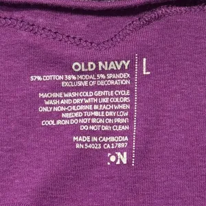 Old Navy Tank Y2K Lace Cottage Romantic Goth Dark‎ Academia Fairy Purple Large thumbnail 3