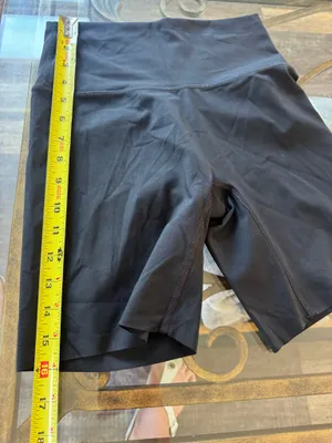 Aerie Black OFFLINE biker shorts thumbnail 6