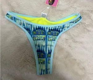 Strawberry milk mob bikini bottom Blue thumbnail 1