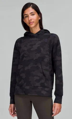 Lululemon - Loungeful Hoodie in Deep Coal Camo - Great Condition! thumbnail 1
