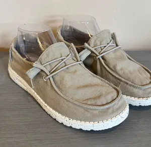 Hey Dude Wendy Women’s Slip On Shoes‎ Size 8 Gray EUC thumbnail 1