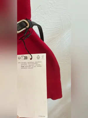 #80 NWT Zara Red Sleeveless A-Line Mini Dress Size Large thumbnail 6
