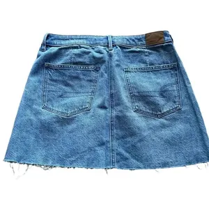 NWOT American Eagle Rainbow Button Down Blue A-Line Women’s Skirt SZ 6 #1314 thumbnail 6