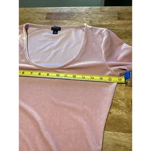 J CREW Stretch Pink Velvet‎ Bodysuit Womens Small Balletcore Preppy thumbnail 9