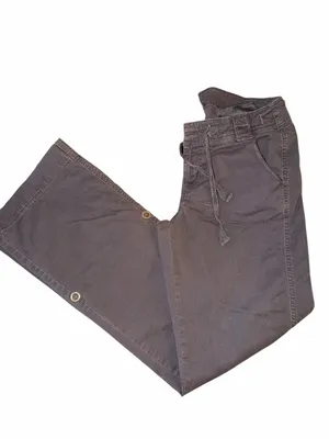 The North Face Women’s Gray Convertible Hiking Pants Drawstring Size 6 thumbnail 4