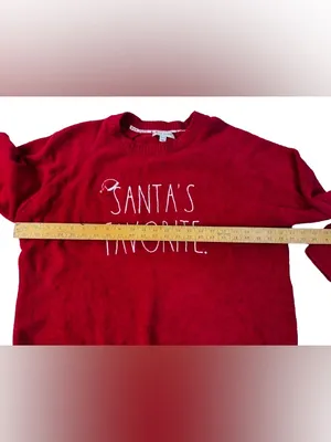 Holiday Red 'Santa's Favorite' Crewneck Sweater thumbnail 6
