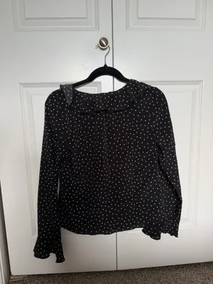 Gap Polka Dot Ruffle Blouse thumbnail 4