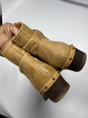 SUNDANCE Etta Whiskey Western Cowboy Boots S-568 Size: 40 / US size 9-9.5 thumbnail 3