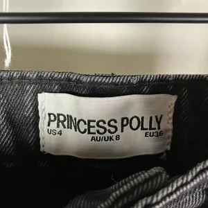 Princess‎ Polly Women's Jeans Black Wash High Rise Flare Denim Size 4 thumbnail 3