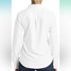 NEW Ruisin Fitted Plain Button Down Shirts Career Dress M thumbnail 3