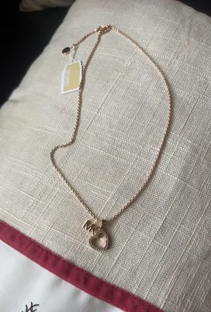 Michael Kors Love 925 Sterling Rose gold Women's Necklace thumbnail 3