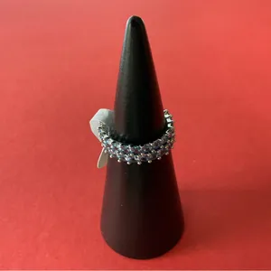 Bomb Party RBP5905 “Unspoken Dreams” Cubic Zirconia on Rhodium Size 7 Ring NWT thumbnail 2