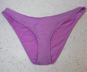 Roxy Womens Purple Low Rise Bikini‎ Bottom Swimsuit Size XL Solid Purple NWT thumbnail 1