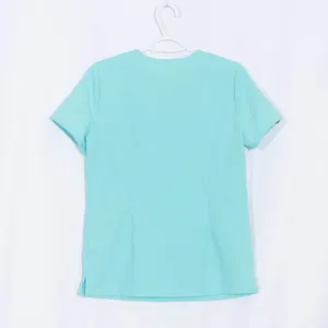 FIGS Casma Three Pocket Scrub Top in Aqua Blue Size XS thumbnail 8
