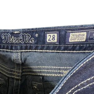 Miss Me Jeans Womens Size 28‎ Easy boot cut Denim Embellished Pockets - Hemmed thumbnail 6