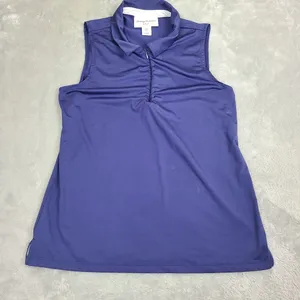Tommy Bahama Golf ‎ Blue Collared Tank Top Womens Size Large thumbnail 1