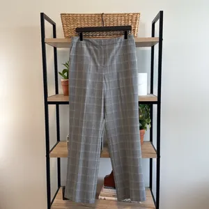 Talbots Plaid High-Rise Straight Leg Woven Career Dress Pant Trouser, 10 thumbnail 7