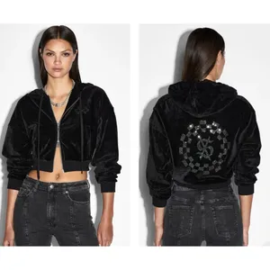 Ksubi - Ritzy Infinity Zip Front Hoodie in Black & Silver thumbnail 5
