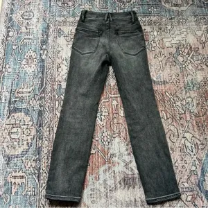 GOOD AMERICAN Good Legs Stovepipe Cigarette Denim Jeans in Black214 Size 2 thumbnail 10