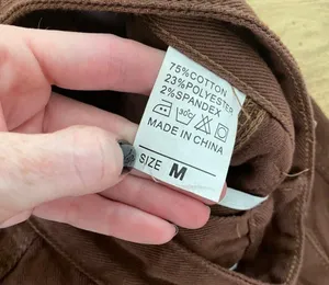 EM - Wide Leg Carpenter Cargo Pants in Brown thumbnail 5