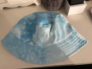 Light Blue tie dye bucket hat thumbnail 2