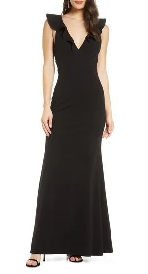 Lulus Perfect Opportunity Black Maxi Dress in Black, Size XL NEW w/Tag thumbnail 9