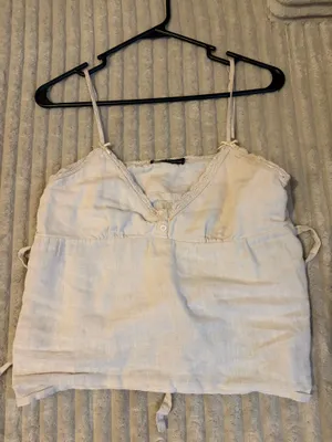 Brandy Melville Tank Top Light Pink Beige thumbnail 3