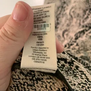 Free People Women's Size 0 Alice Snakeskin Print A-Line Dress Beige Black Snap‎ thumbnail 15