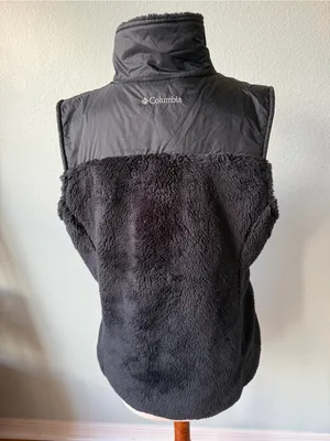 Columbia "Fast Beauty" Shaggy High-Pile Soft Fleece Vest Size XL thumbnail 6