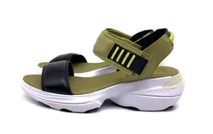 SOREL Explorer Blitz Stride Sandals Olive Green Black White 9 thumbnail 2