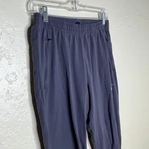 Nike Thermal Jogger‎ Pants Athleisure Cozy Essential Women Gray Purple Medium thumbnail 2