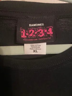 Ramones Band Tee Black Size XL thumbnail 6