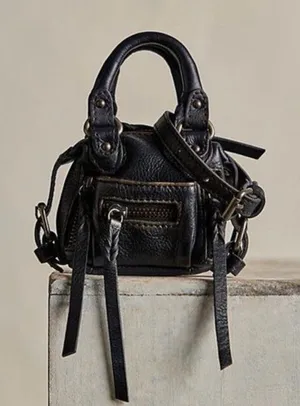Free People We The Free Micro Emerson Bag Charm Coal black NWT sold out thumbnail 1